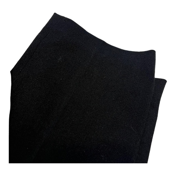 Max Mara Black Wool Plus Lycra Side Zip Pants - Picture 4 of 7